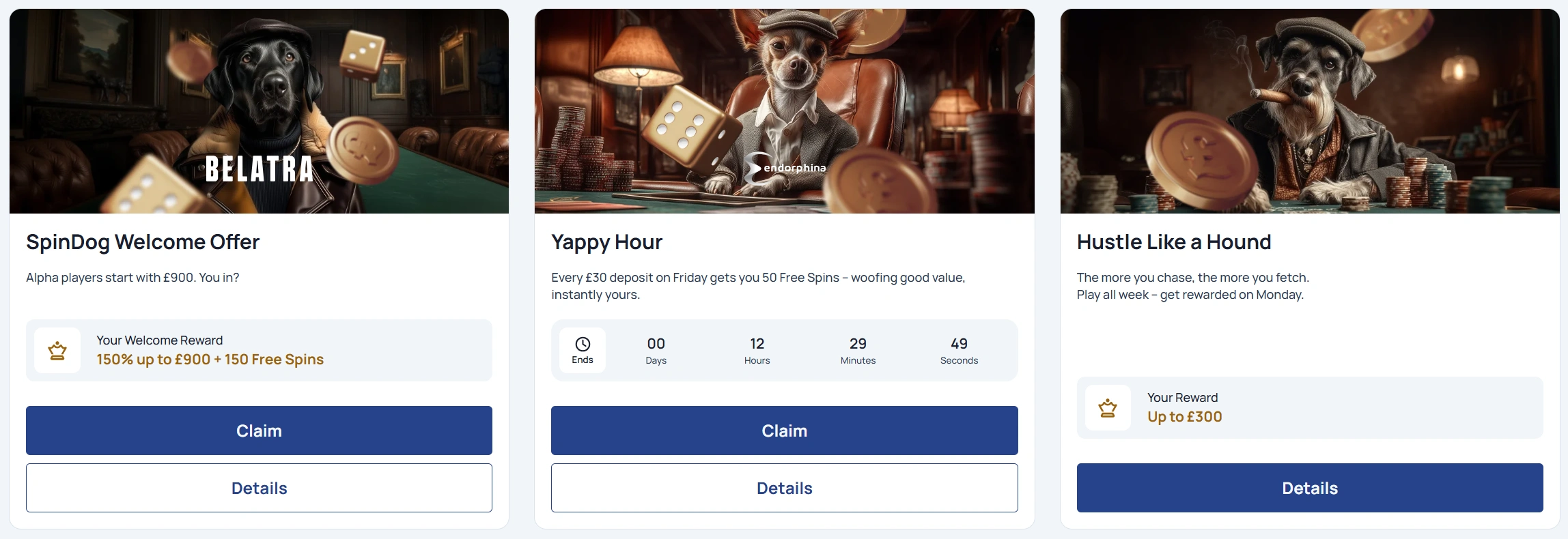 SpinDog Casino Bonuses & Promotions