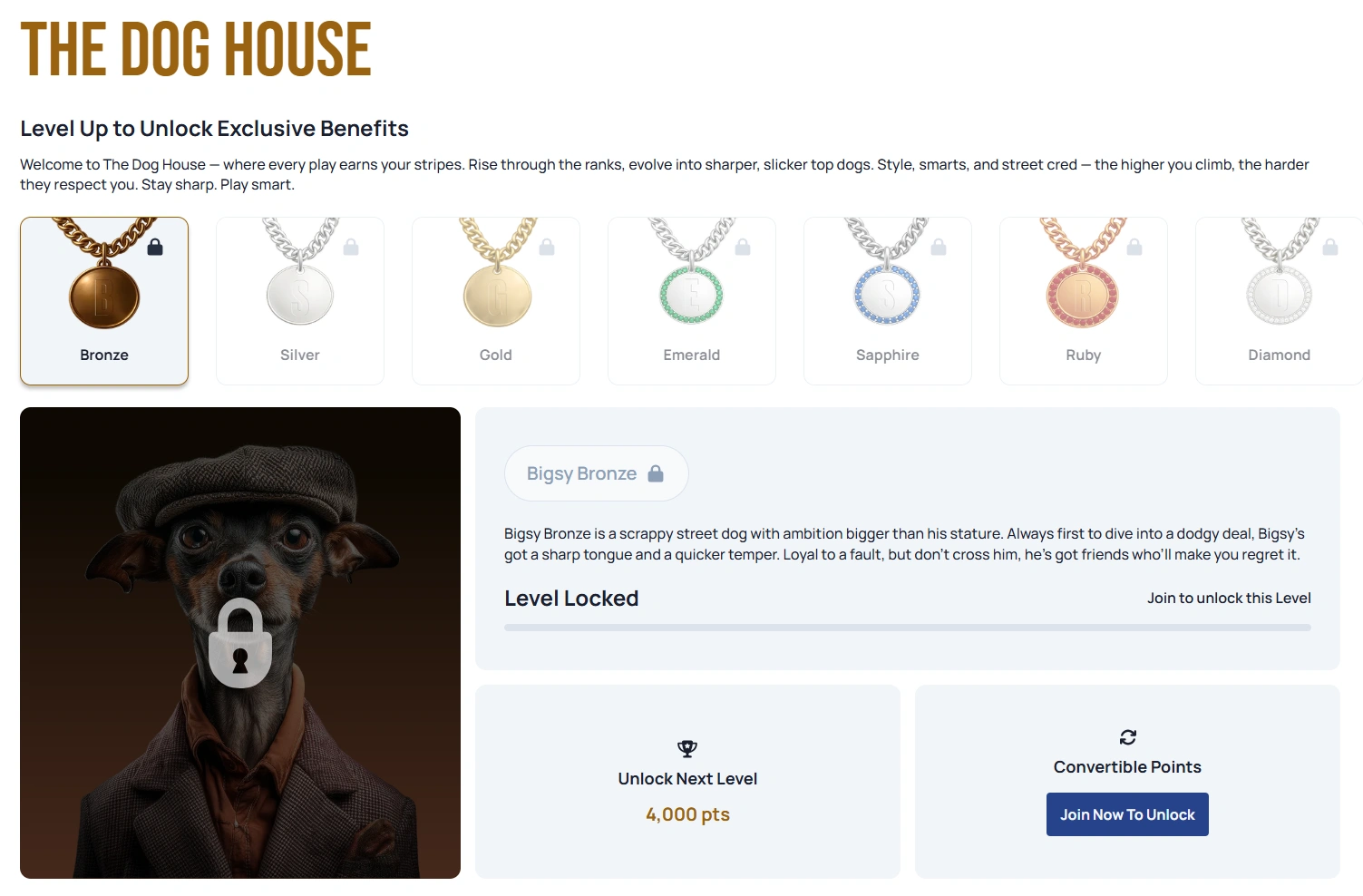 VIP Status – The Dog House at SpinDog Casino